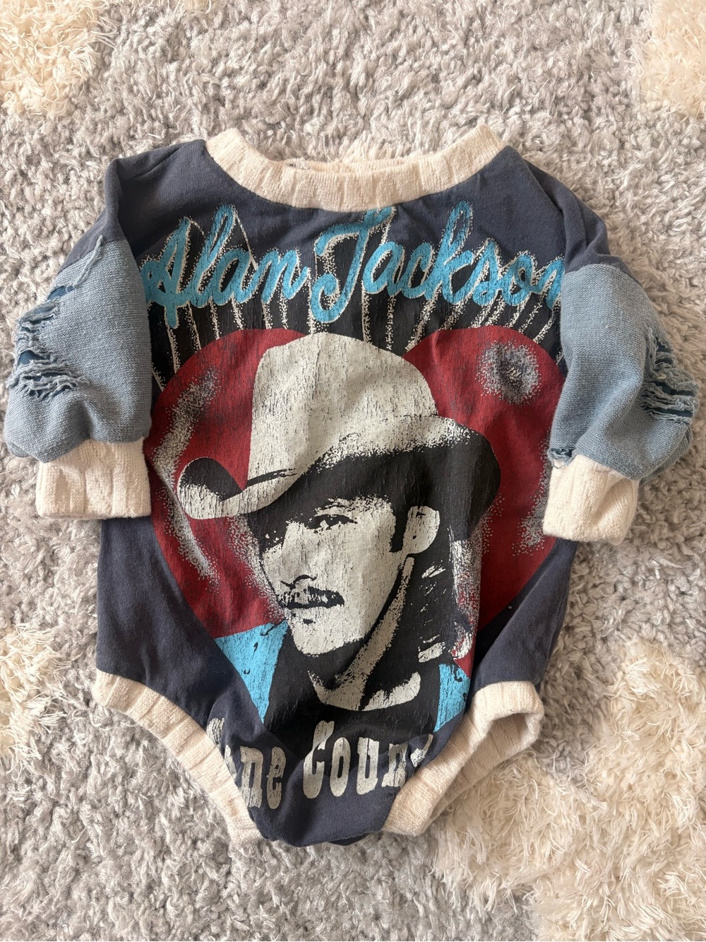 Adam Jackson Navy Graphic Baby One-Piece Bodysuit